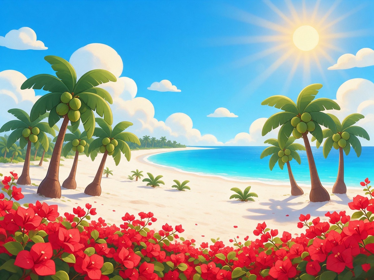 海南陵水自然风光 暖阳海景
